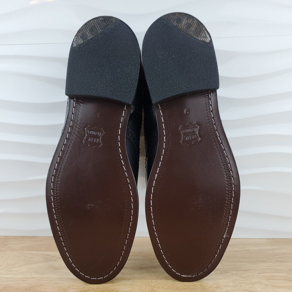 Thistle‎ Shoes Leather Ghillie Brogue Black Kilt Scottish Tassel Shoes Mens 9 - Picture 11 of 11